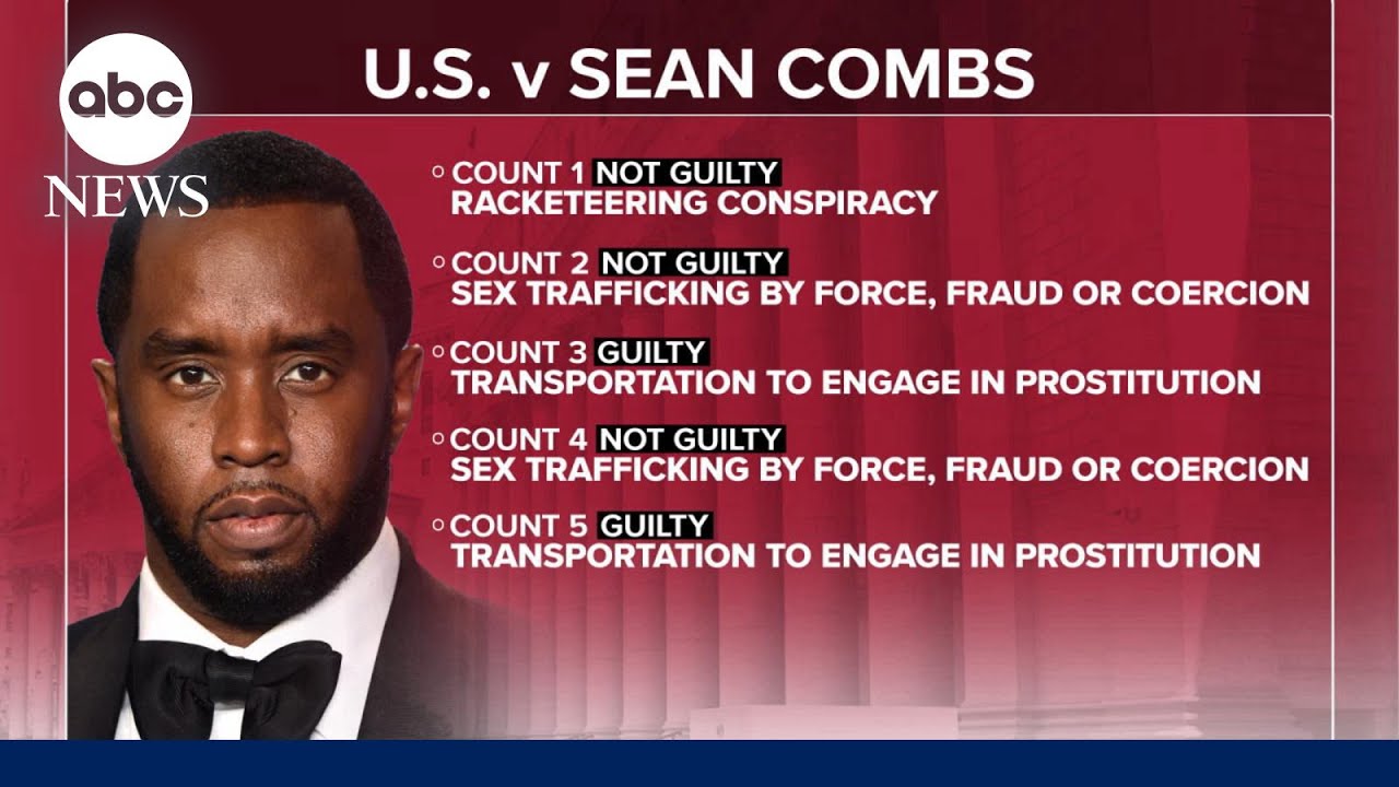 FULL SPECIAL REPORT: Sean Combs guilty on 2 of 5 counts, acquitted of racketeering conspiracy