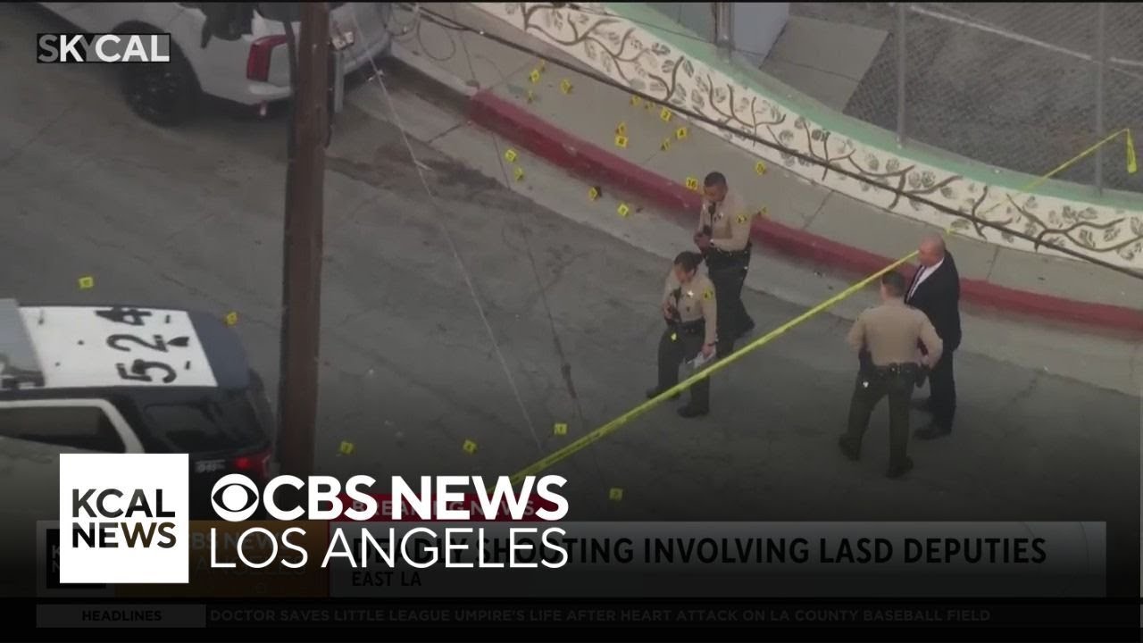 Suspect dead after shootout in East LA with LA County Sheriff deputies