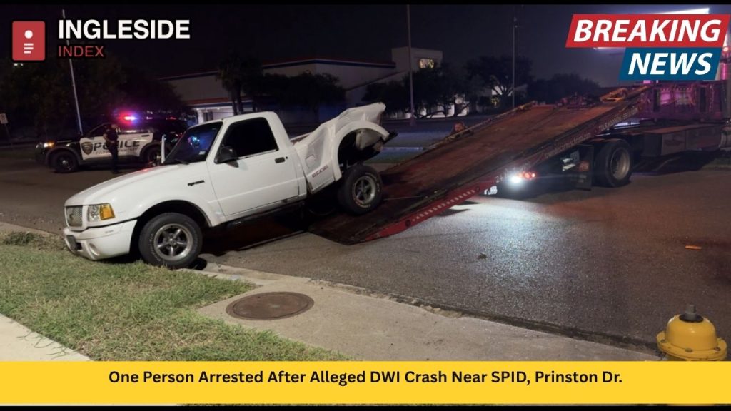 One Person Arrested After Alleged DWI Crash Near SPID, Prinston Dr.