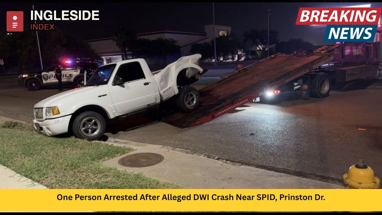 One Person Arrested After Alleged DWI Crash Near SPID, Prinston Dr.