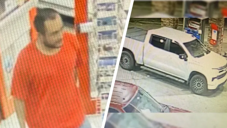 Suspect caught on surveillance